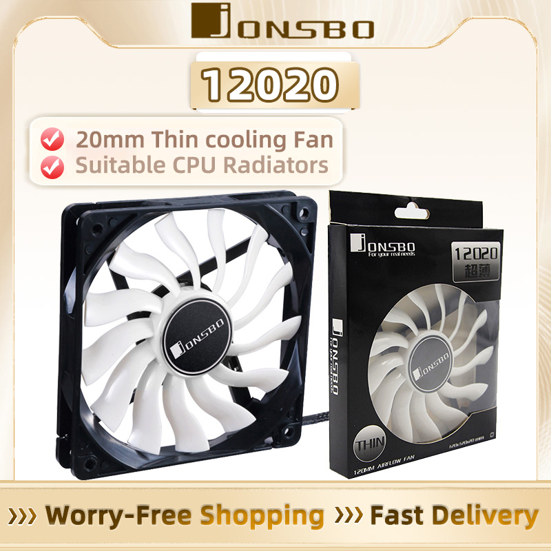 Pc Gaming Ff - JONSBO 12020 120mm DC 12V 3Pin/4Pin