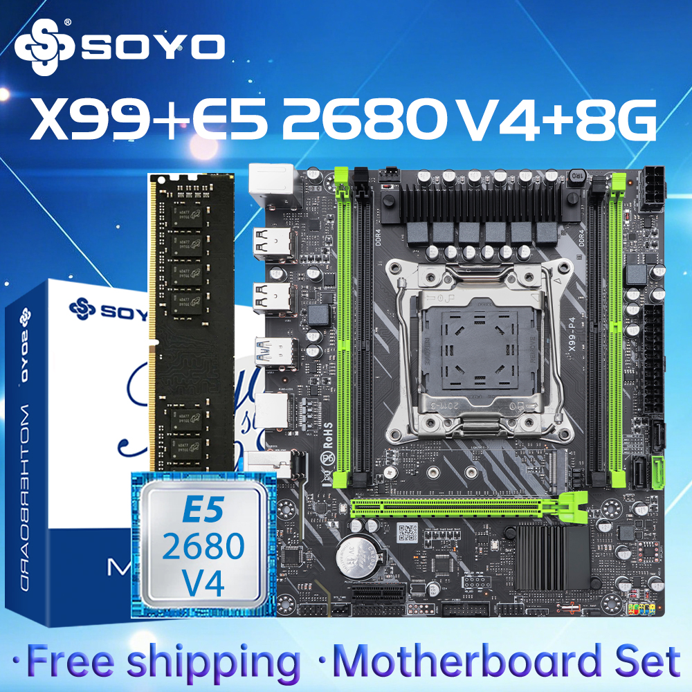 Pc Gaming Ff - SOYO X99 Gaming Motherboard Set with