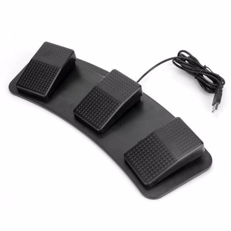 Usb Foot Pedal Gaming - 3-Button Foot Pedal Switch Plastic 3-Position