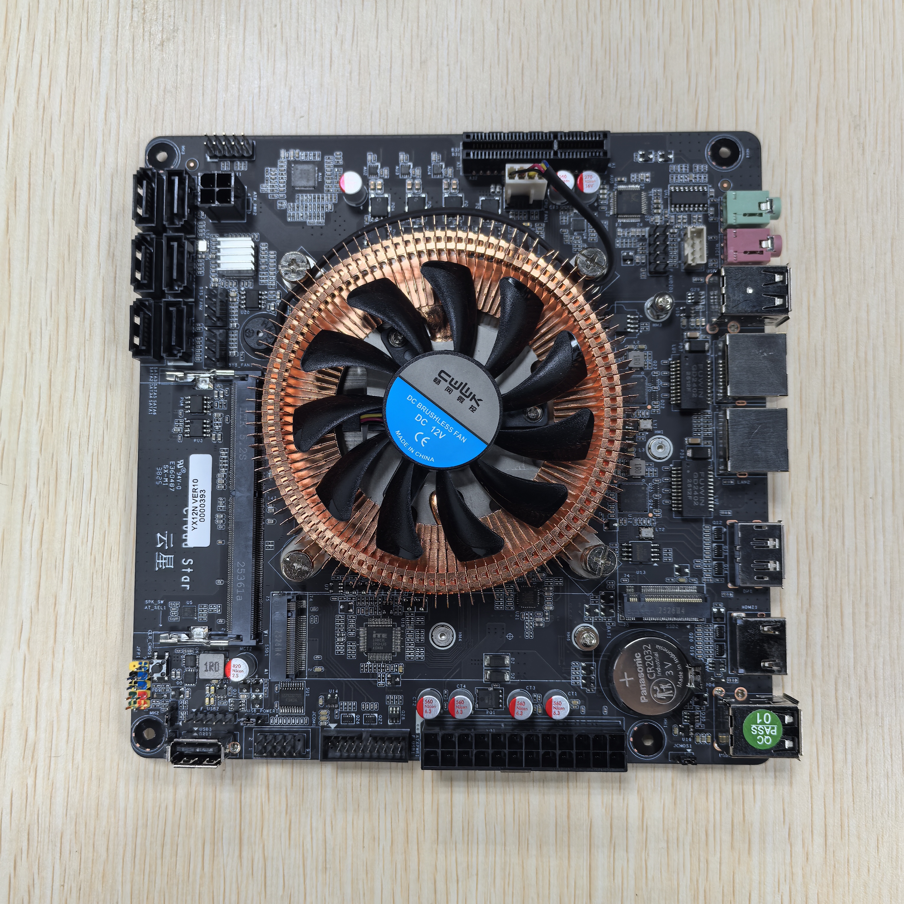 Pc Gaming Ff - DDR4 N100/N150 NAS Motherboard 6*SATA3.0 Dual