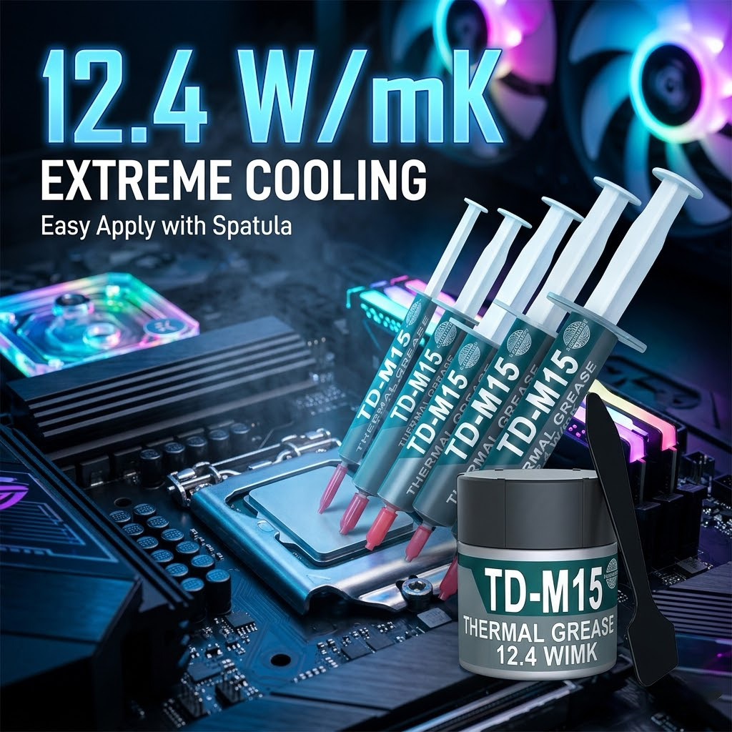 Pc Gaming Cpu - 12.4W/mK High Thermal Conductivity Paste Grease