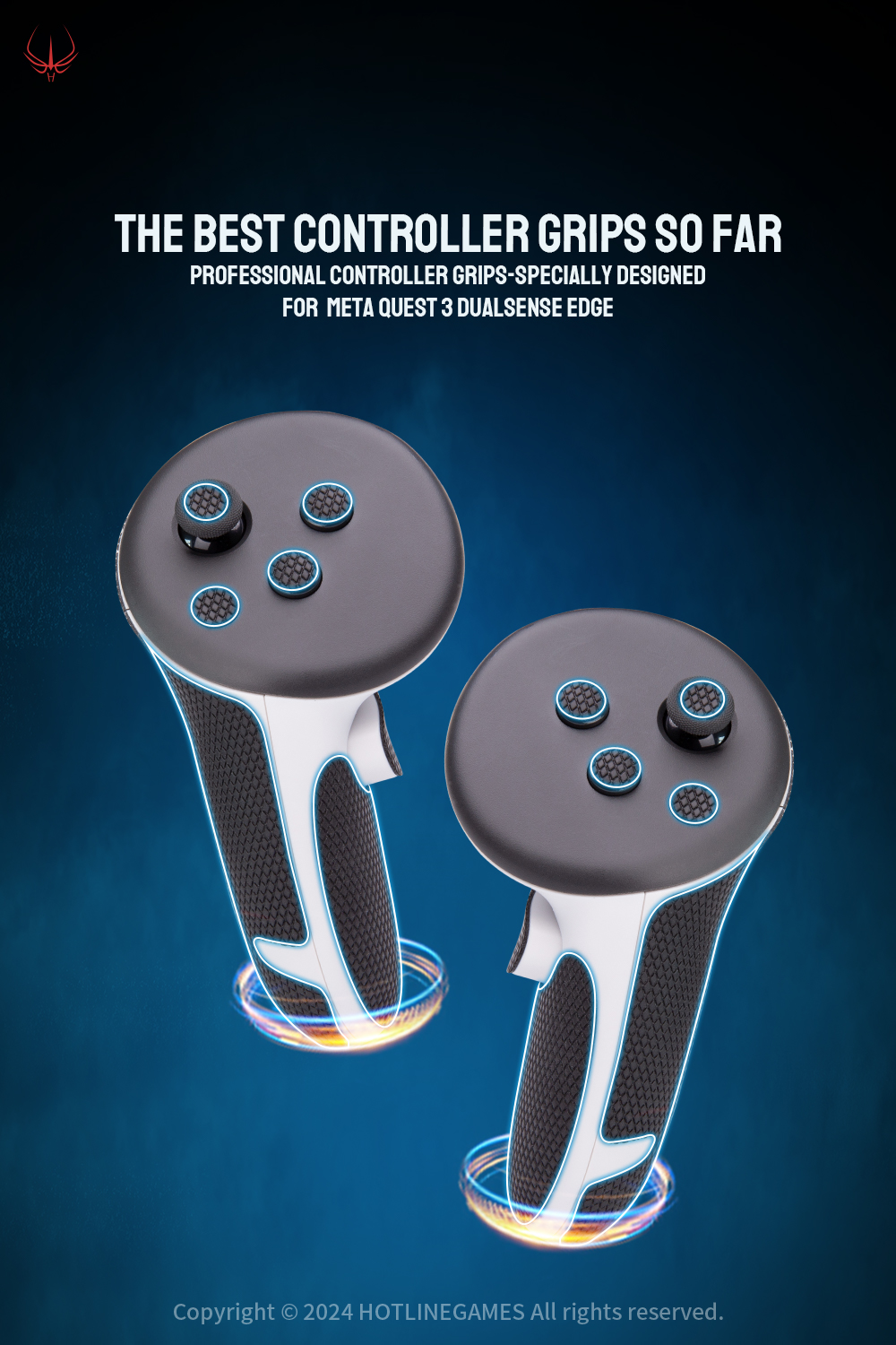 Joystick Pc Gaming - HOTLINE GAMES 2.0 Plus Controller Grips