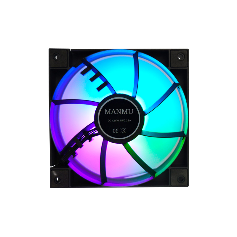 MANMU 12V Fan 120mm Pwm pc Rad - Pc Gaming Ff avaliação e preço