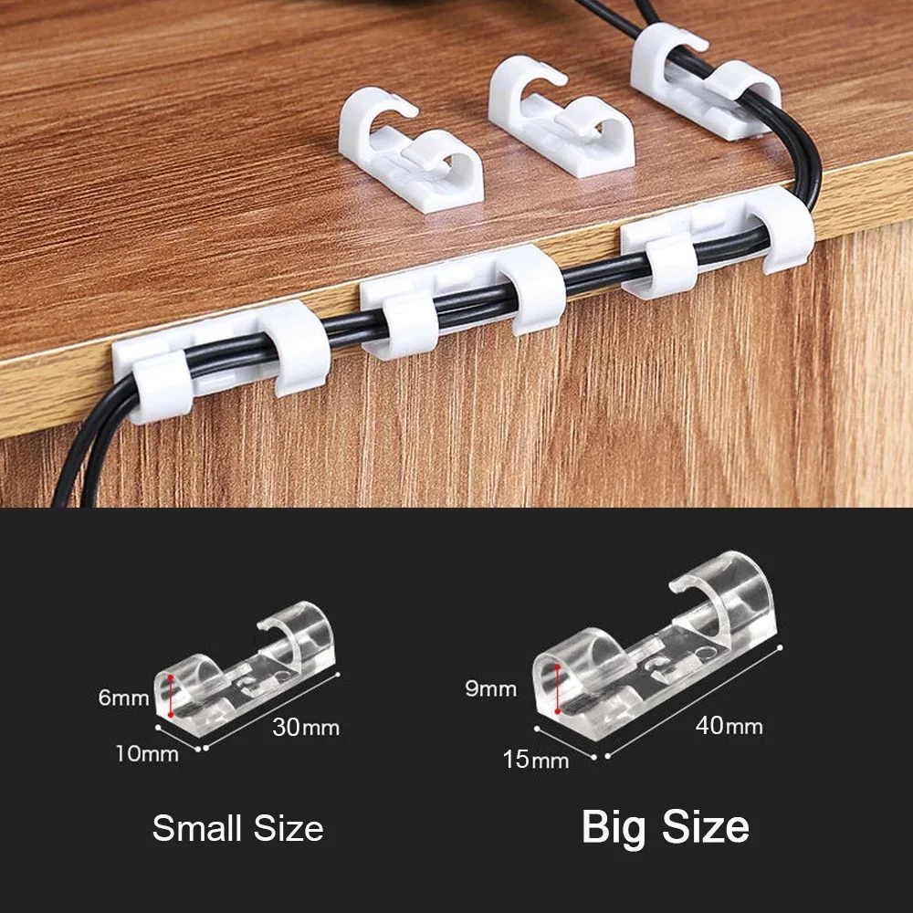 Cable Clips Organizer Drop Wir - Cable Management Sleeve avaliação e preço
