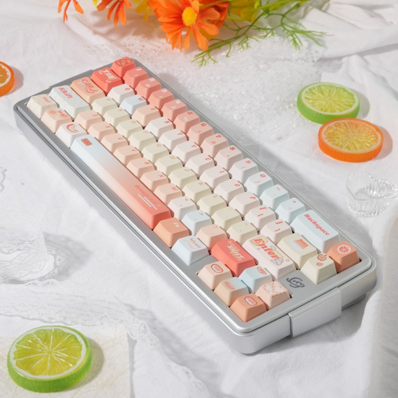 Orange Sea Theme Keycaps Set C - Pc Gaming Orange avaliação e preço
