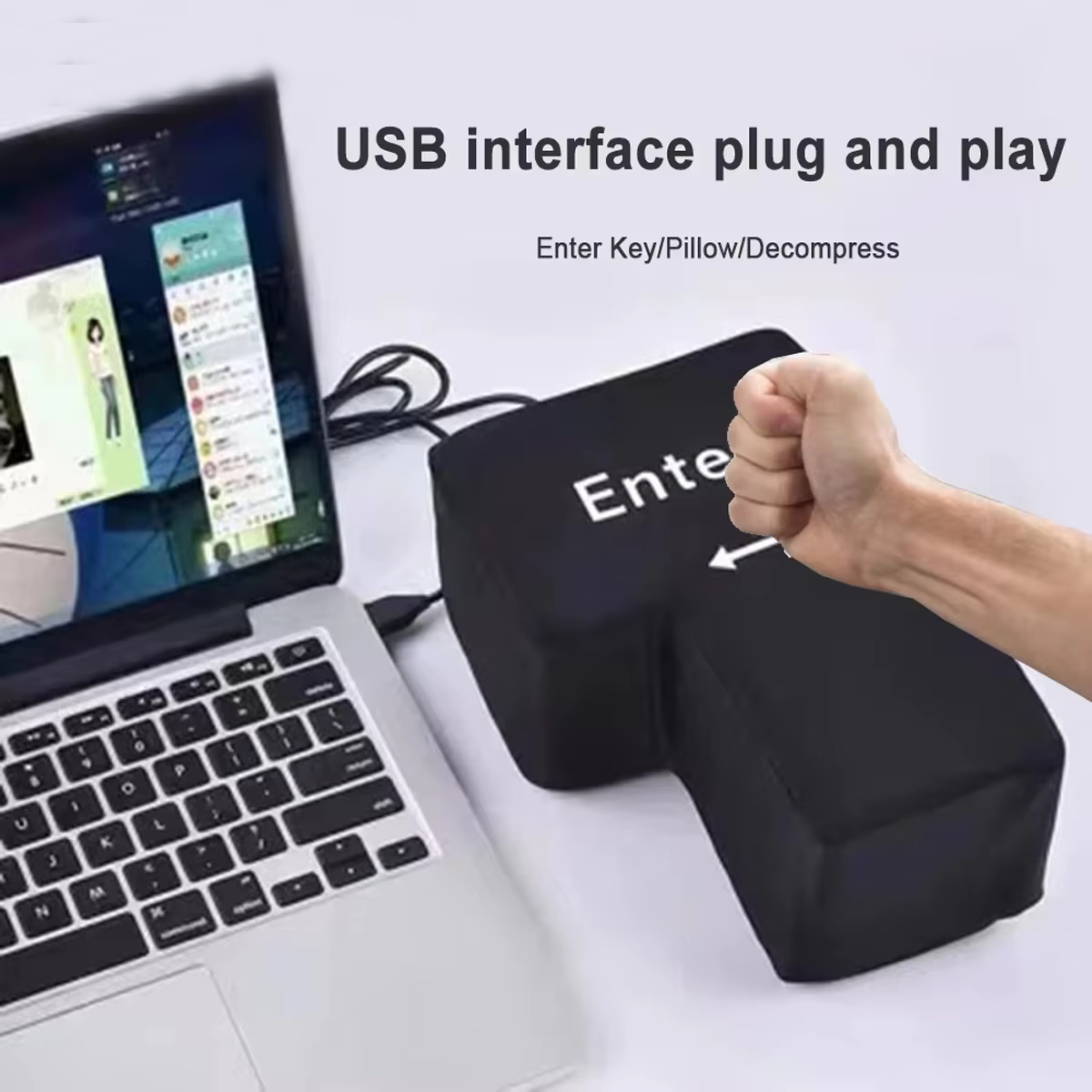 Big USB Enter Key Mouse Anti S - Usb Foot Pedal Gaming avaliação e preço