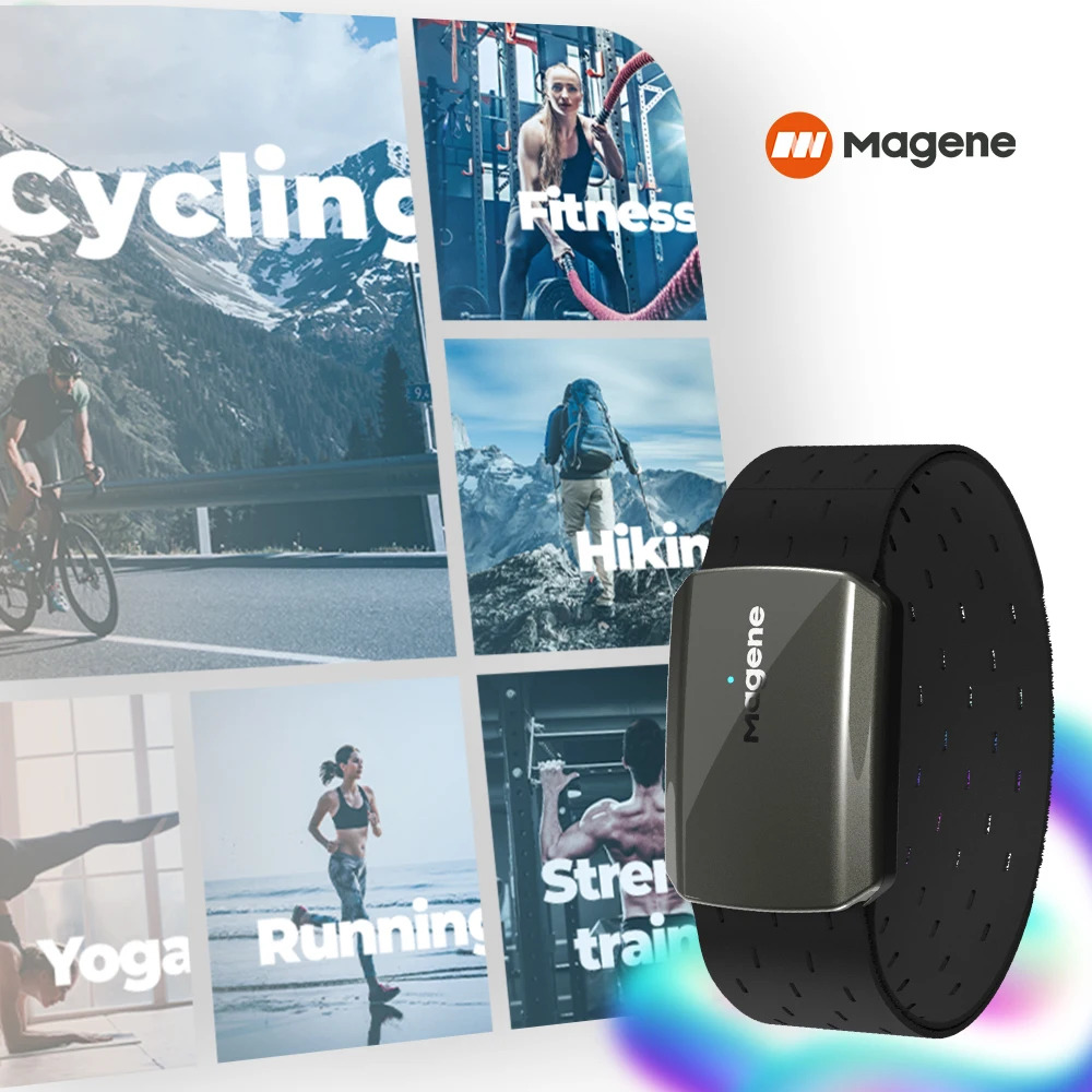 Magene H803 Heart Rate Armband - Monitor Stand avaliação e preço