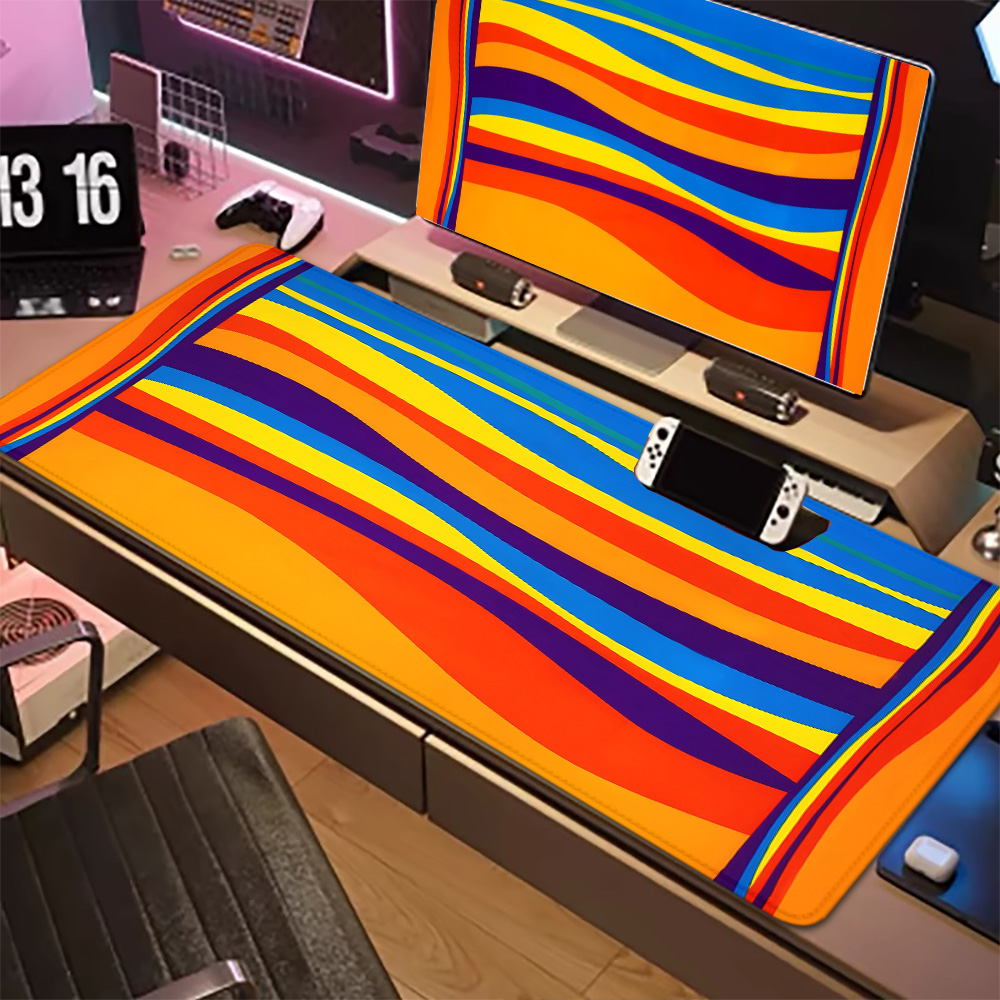 Mosepad Orange striped dolphin - Pc Gaming Orange avaliação e preço