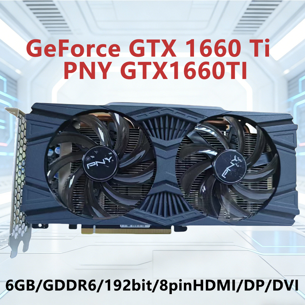 PNY GeForce GTX 1660 Ti 6GB GD - Pc Gaming Ff avaliação e preço