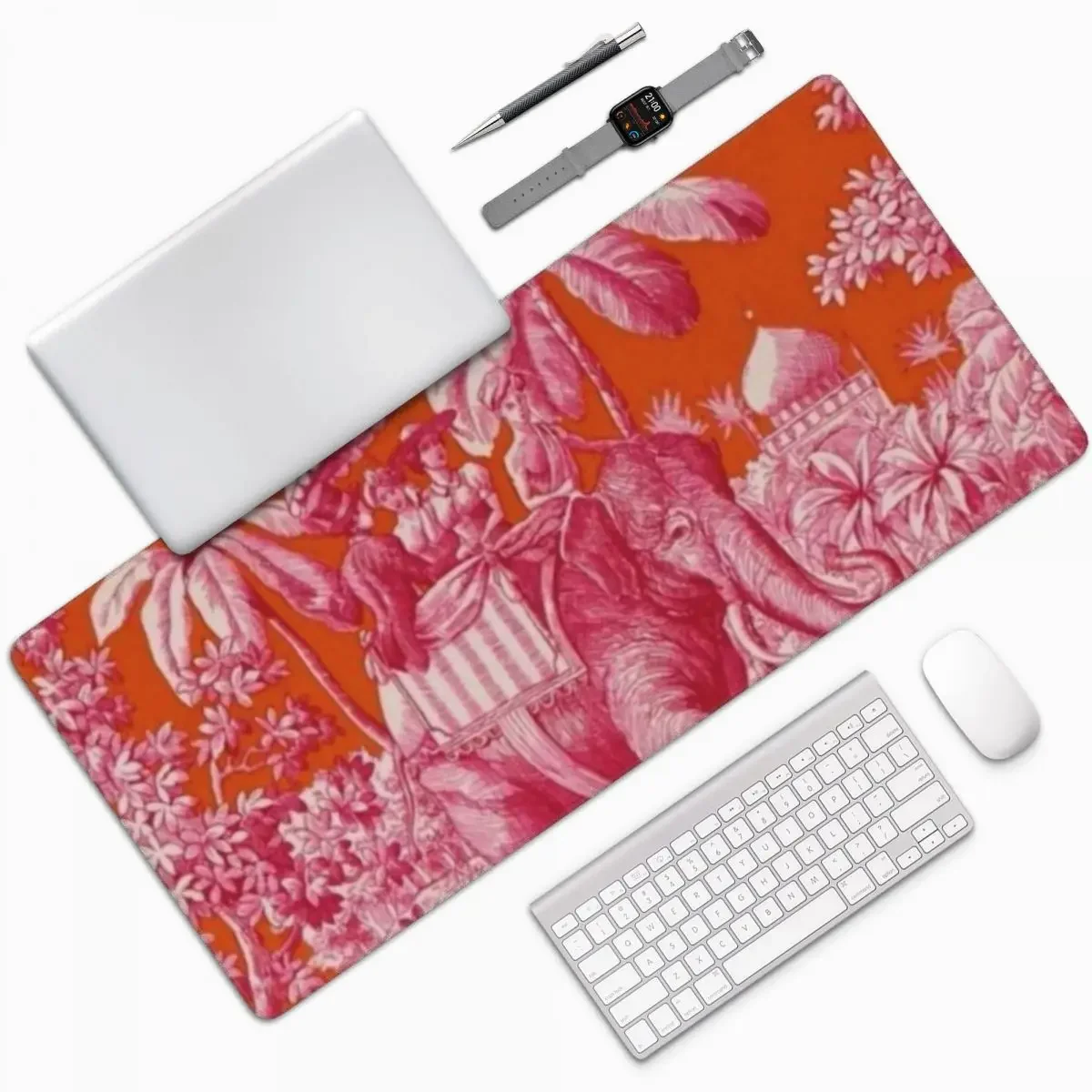 Toile De Jouy - Pink And Orang - Pc Gaming Orange avaliação e preço