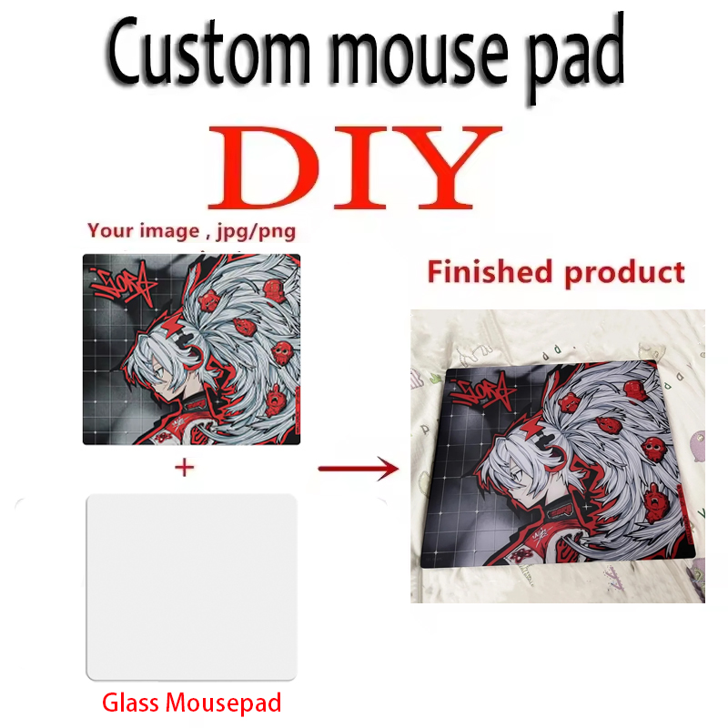 Customized Glass Mouse Pad DIY - Fps Gaming Mouse avaliação e preço