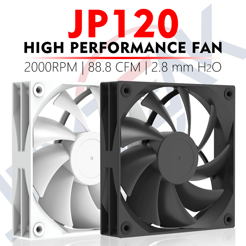 JUMPEAK JP120 120mm Fan 2000RP - Pc Gaming Ff avaliação e preço