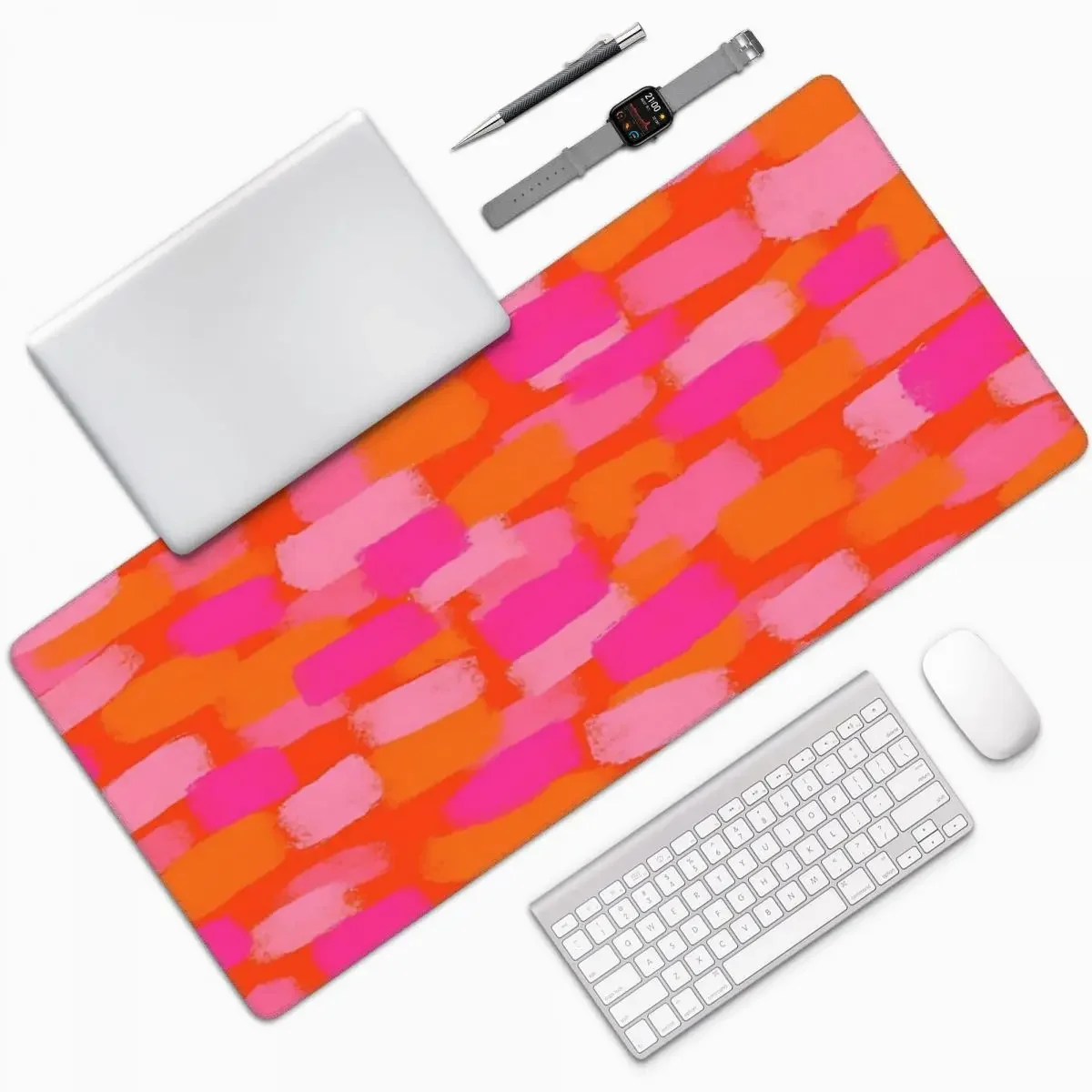 Abstract, Pink And Orange, Pai - Pc Gaming Orange avaliação e preço