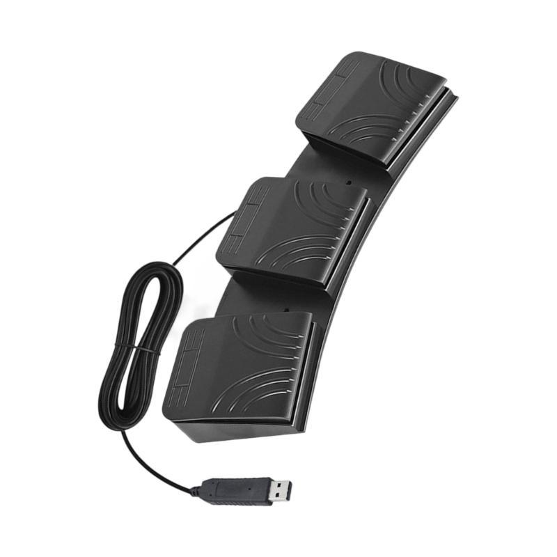 Y1UB Triple Foot Pedal Switche - Usb Foot Pedal Gaming avaliação e preço