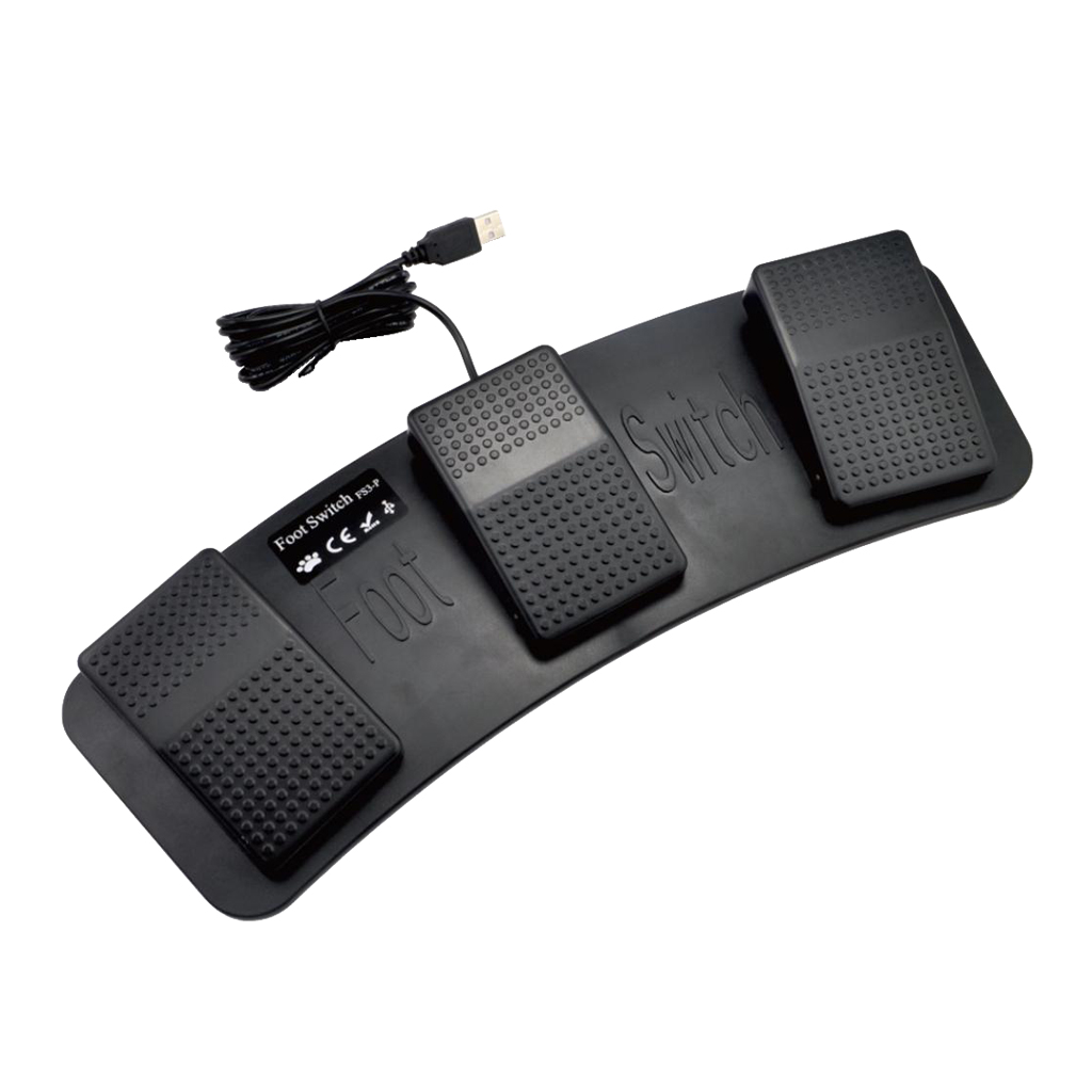 Programmable Triple Foot Pedal - Usb Foot Pedal Gaming avaliação e preço