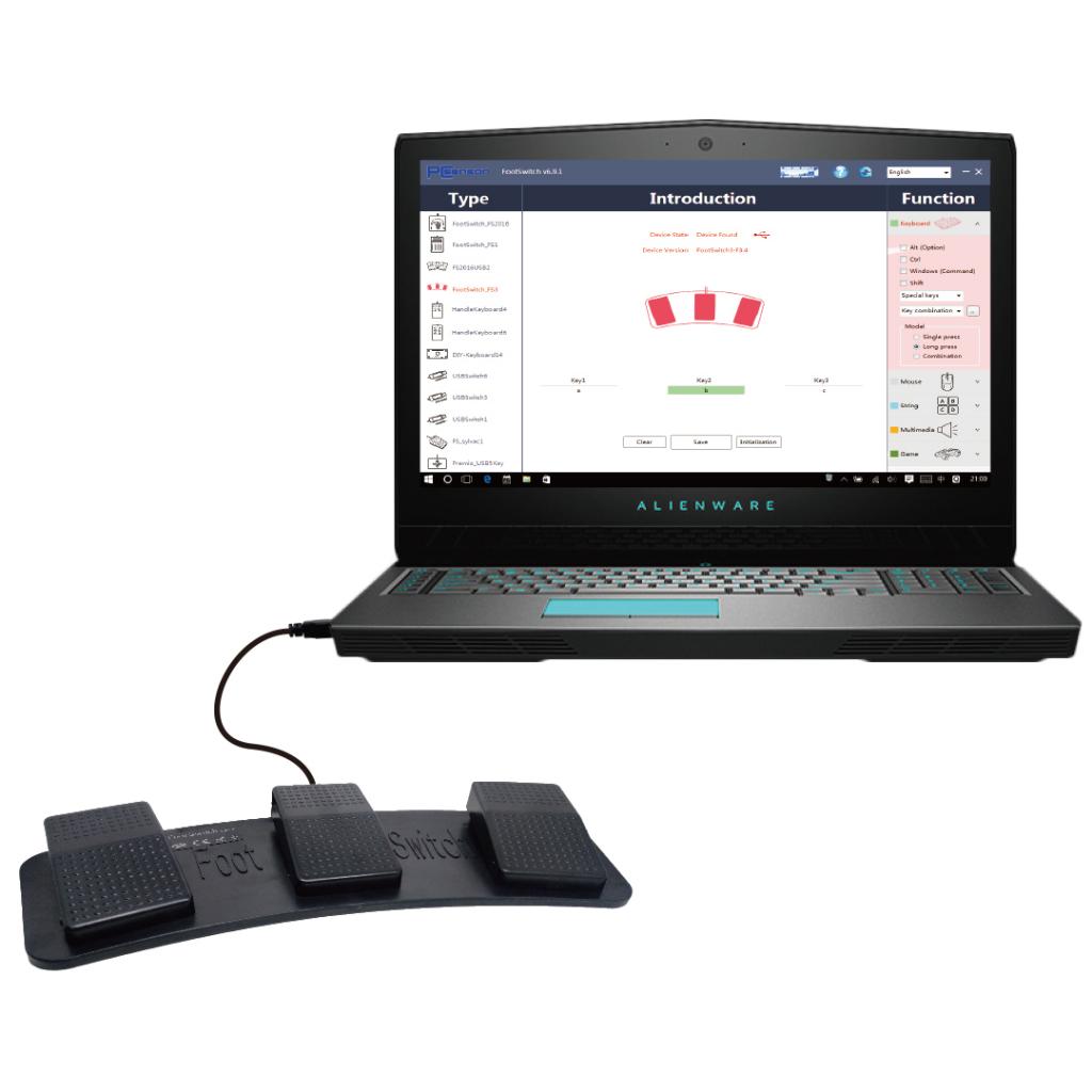Programmable Triple Foot Pedal - Usb Foot Pedal Gaming avaliação e preço
