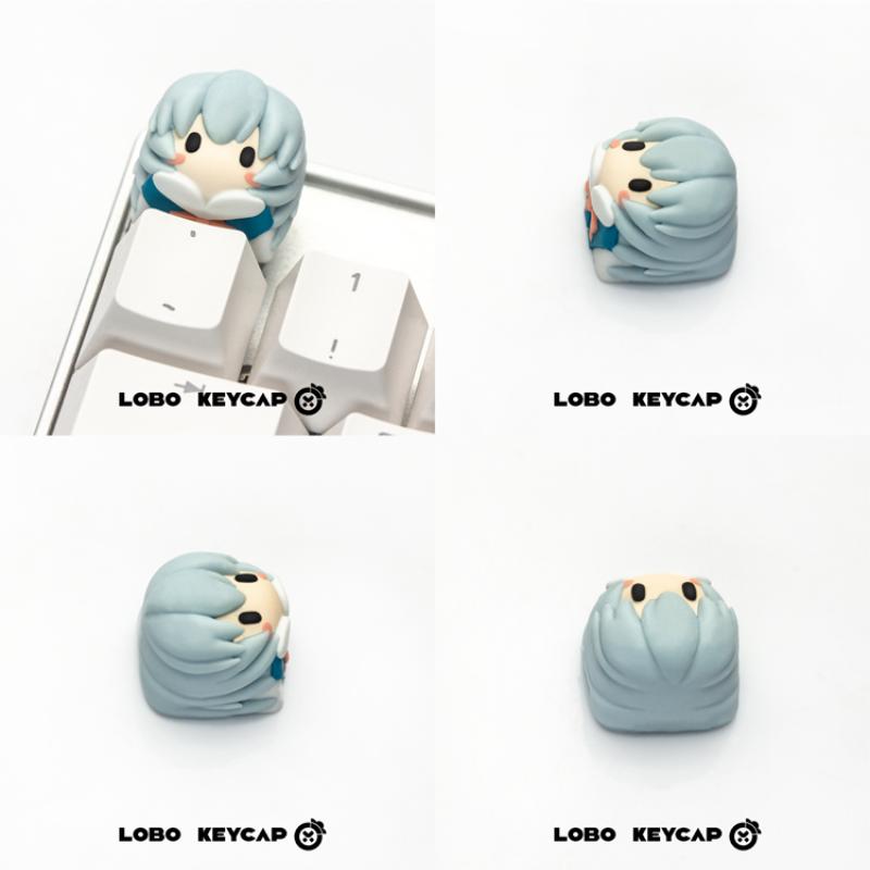 Evangelion Keycap Anime Kawaii - Custom Keycaps avaliação e preço