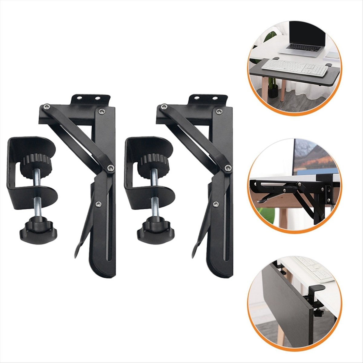 2PCS Foldable Bracket Computer - Monitor Stand avaliação e preço