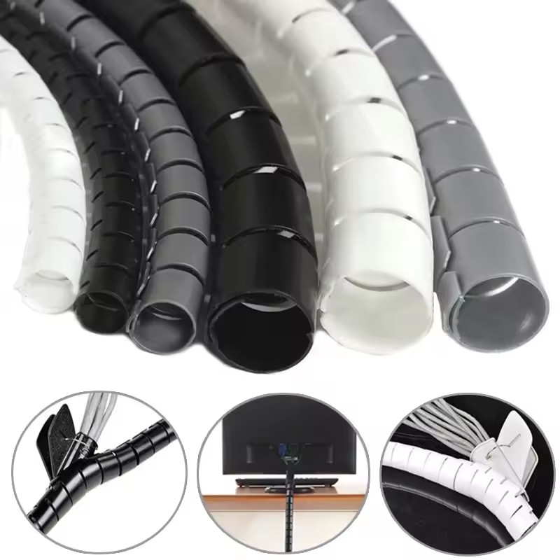 2M/1M Flexible Spiral Cable Wi - Cable Management Sleeve avaliação e preço