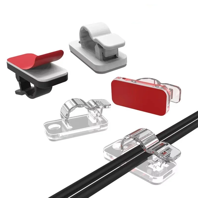 10/50PCS Cable Organizer Clips - Cable Management Sleeve avaliação e preço