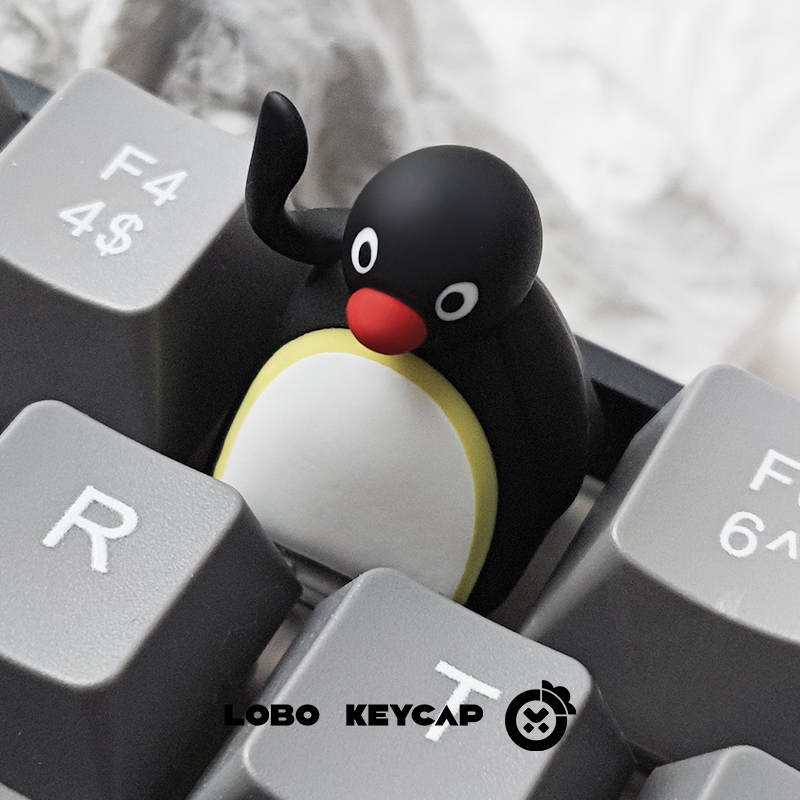 Cute Penguin Image Pingu Serie - Custom Keycaps avaliação e preço