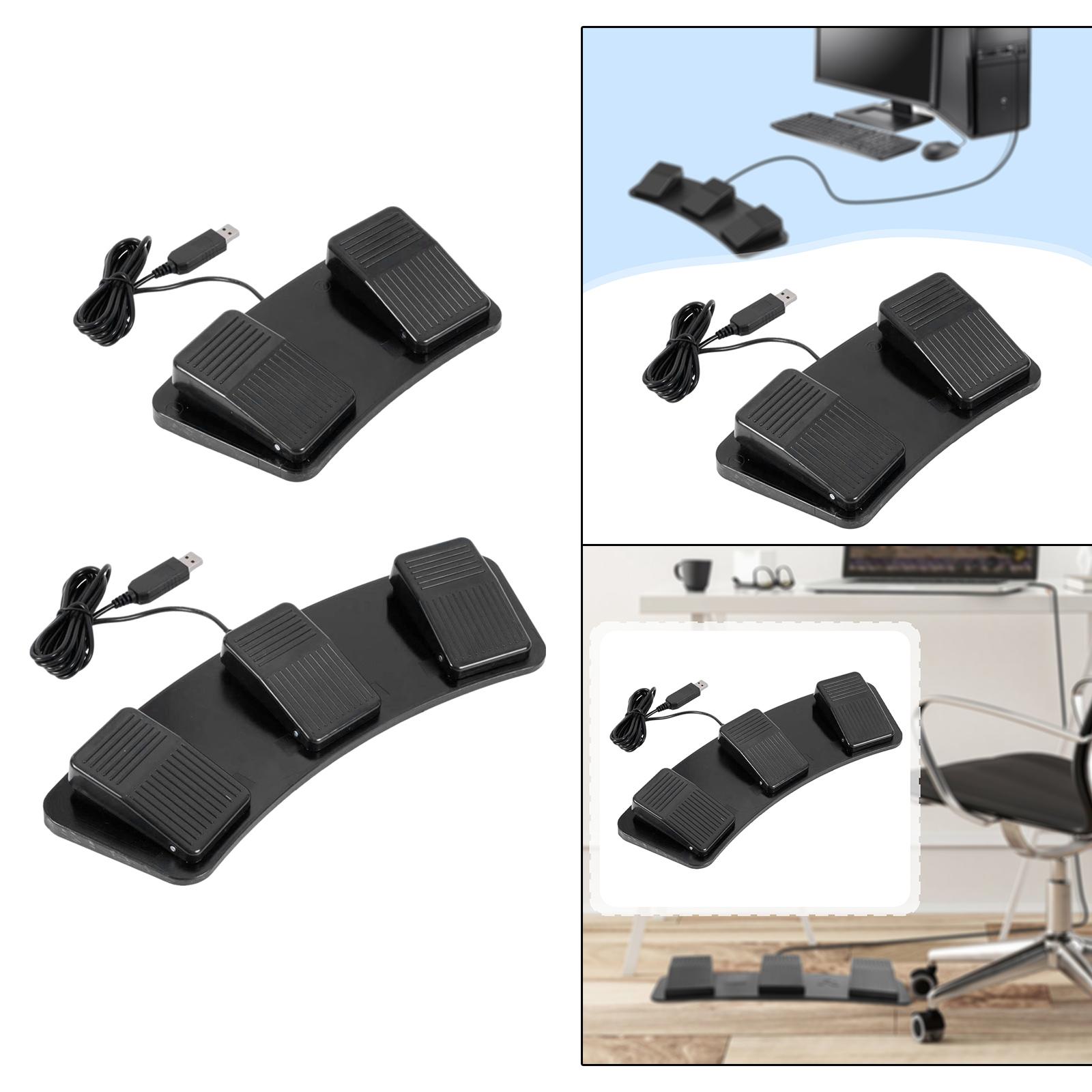 USB Foot Pedal Switch Professi - Usb Foot Pedal Gaming avaliação e preço