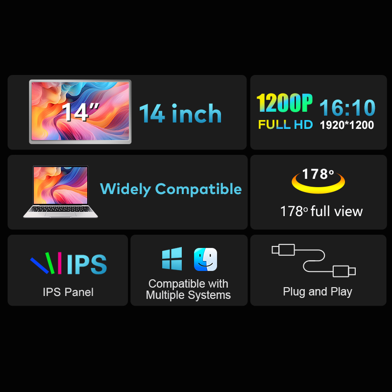 Dual Screen Display Portable L - Monitor Stand avaliação e preço