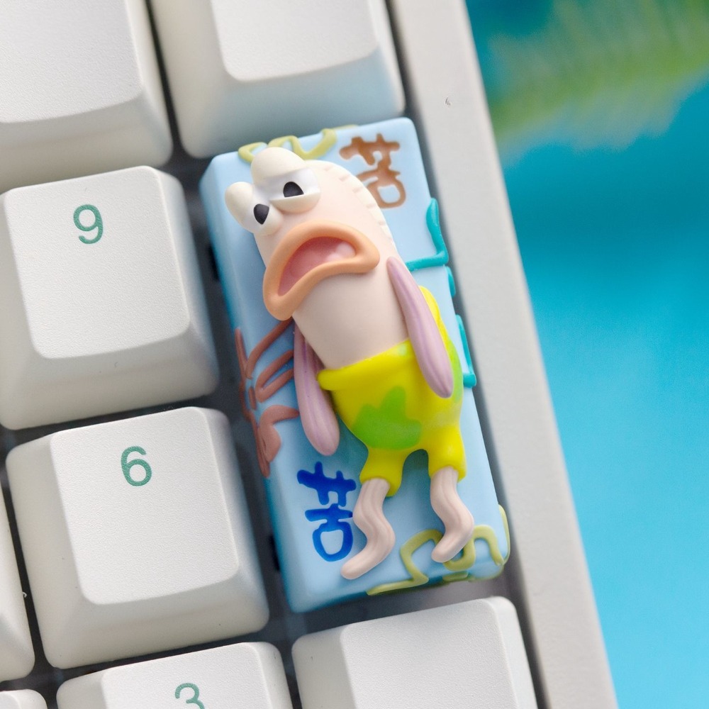 SpongeBob Sad Fish 2U Keycap - - Custom Keycaps avaliação e preço