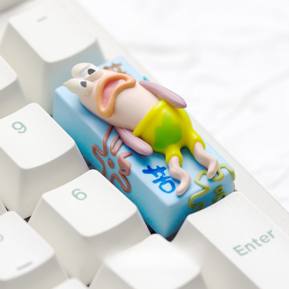 SpongeBob Sad Fish 2U Keycap - - Custom Keycaps avaliação e preço