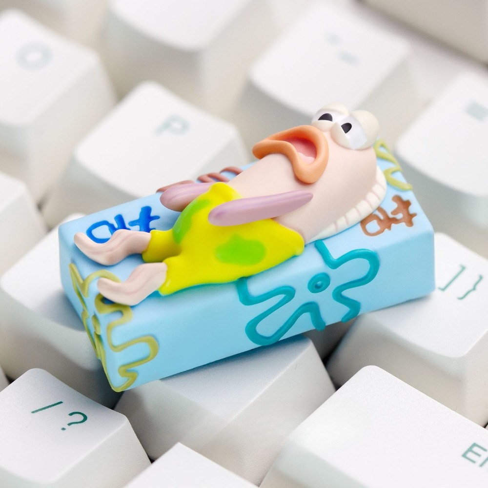 SpongeBob Sad Fish 2U Keycap - - Custom Keycaps avaliação e preço