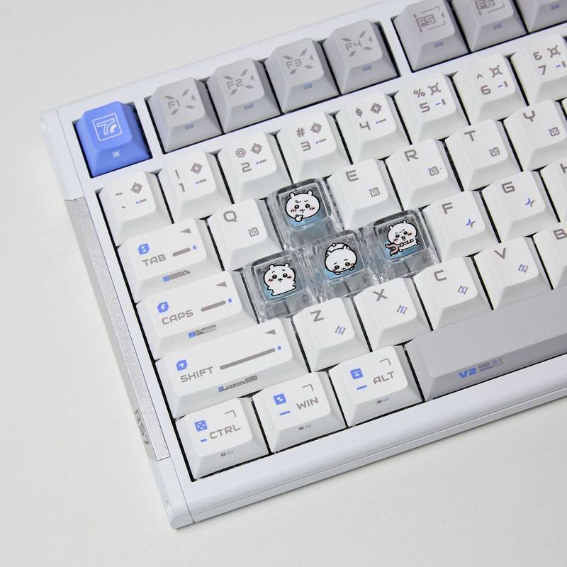 Chiikawa 4 Pcs Handmade Transp - Custom Keycaps avaliação e preço