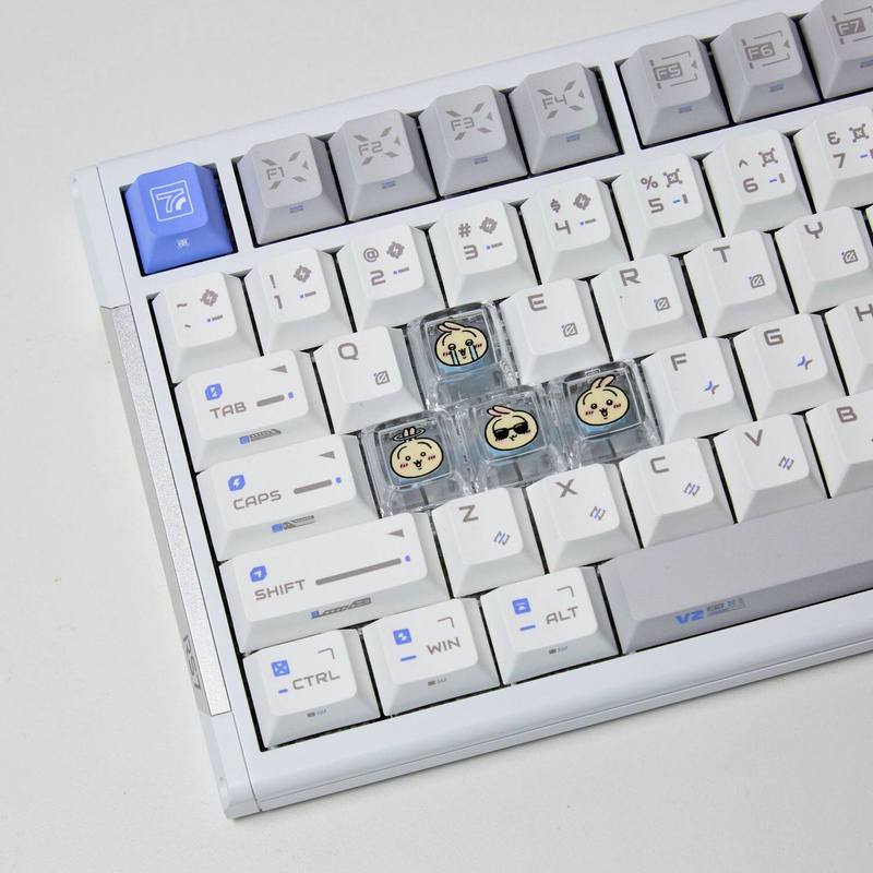 Chiikawa 4 Pcs Handmade Transp - Custom Keycaps avaliação e preço