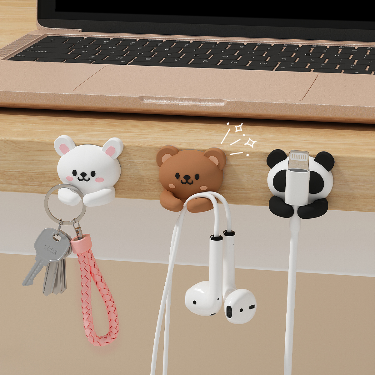 2/3pcs Cute Cartoon Desktop Ca - Cable Management Sleeve avaliação e preço