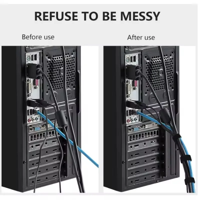 1/5M Cable Organizer Cable Man - Cable Management Sleeve avaliação e preço