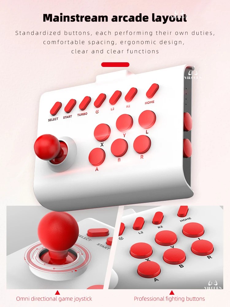 Arcade Joystick Wireless Gamin - Joystick Pc Gaming avaliação e preço