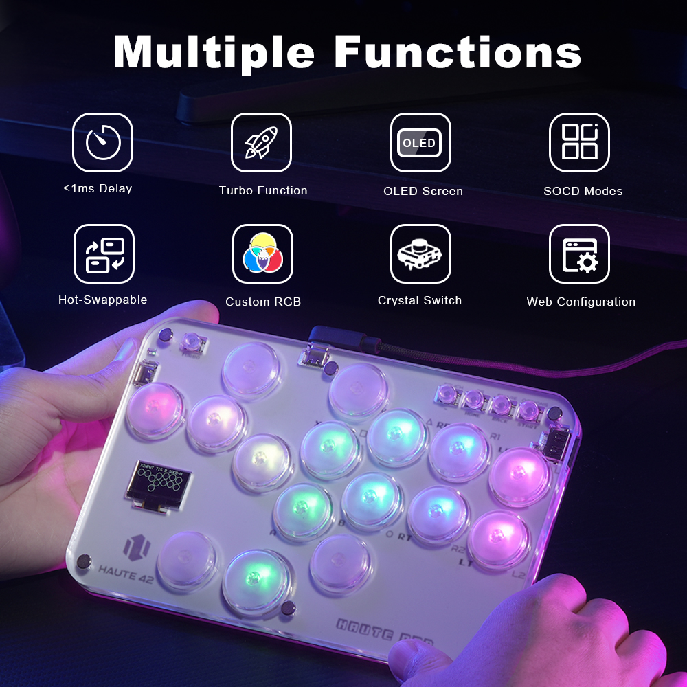 Haute42 Arcade Joystick Hitbox - Joystick Pc Gaming avaliação e preço
