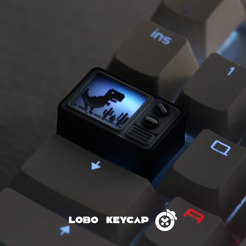 Fashion Dinosaur TV Keycaps Li - Custom Keycaps avaliação e preço