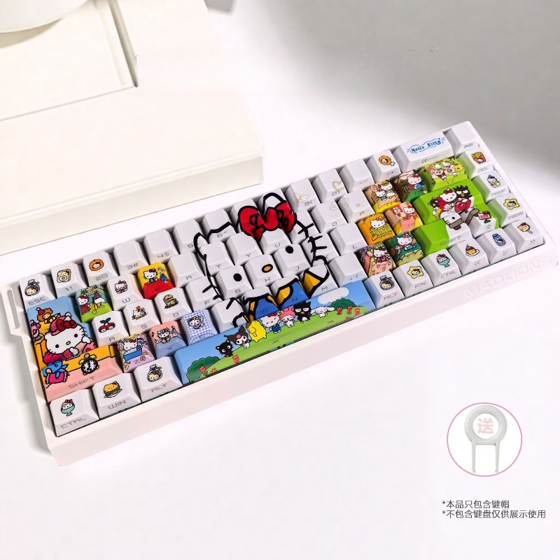 Anime Sanrio Hello Kitty Keyca - Custom Keycaps avaliação e preço
