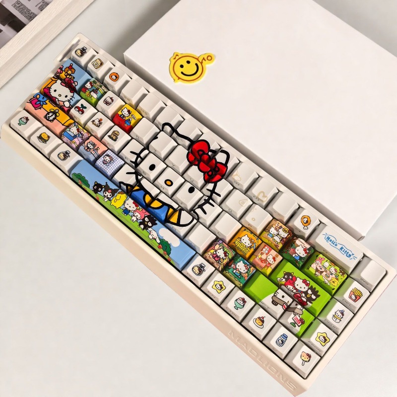 Anime Sanrio Hello Kitty Keyca - Custom Keycaps avaliação e preço