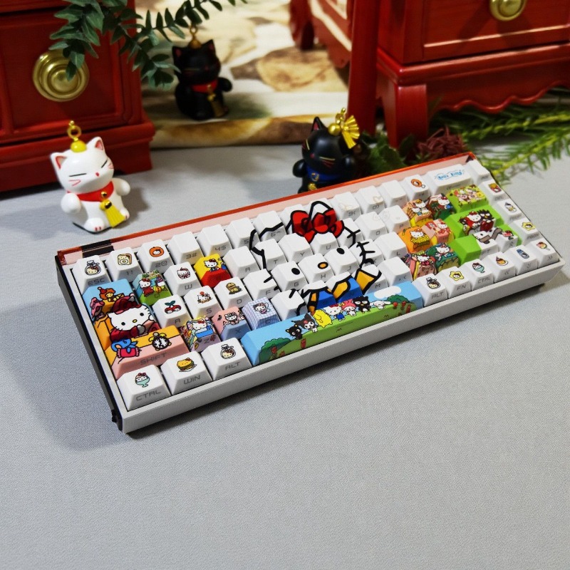 Anime Sanrio Hello Kitty Keyca - Custom Keycaps avaliação e preço