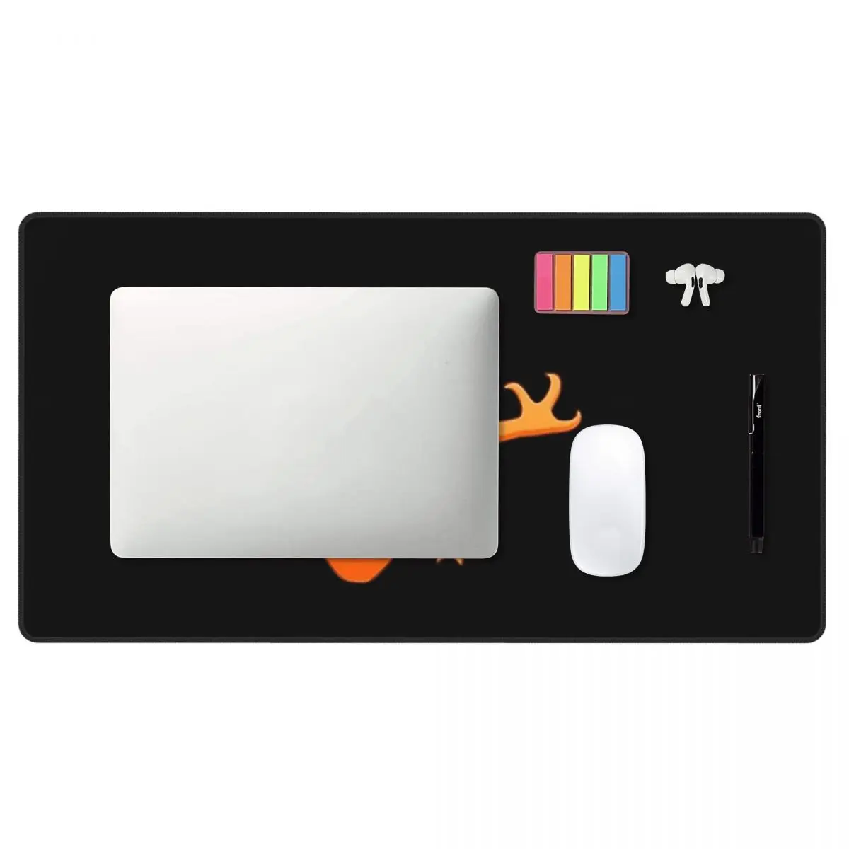 Large Mouse Pad Orange Rainbow - Pc Gaming Orange avaliação e preço