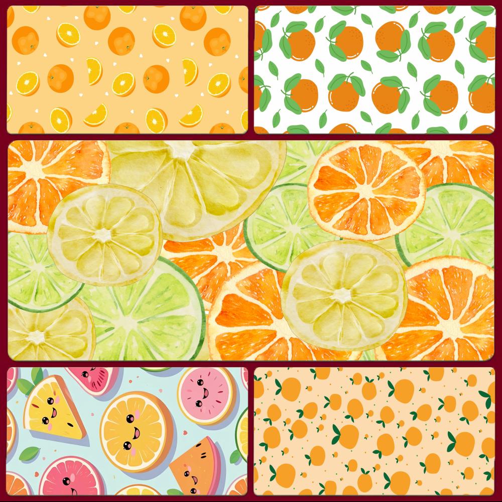 fruit fresh O-Orange Mouse Pad - Pc Gaming Orange avaliação e preço