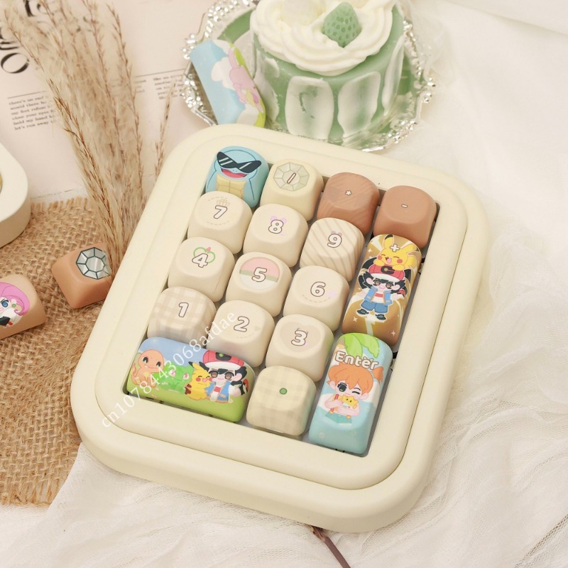 Anime Pokemon Keycaps MOA Heig - Custom Keycaps avaliação e preço