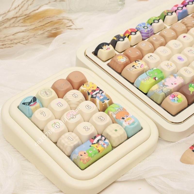 Anime Pokemon Keycaps MOA Heig - Custom Keycaps avaliação e preço