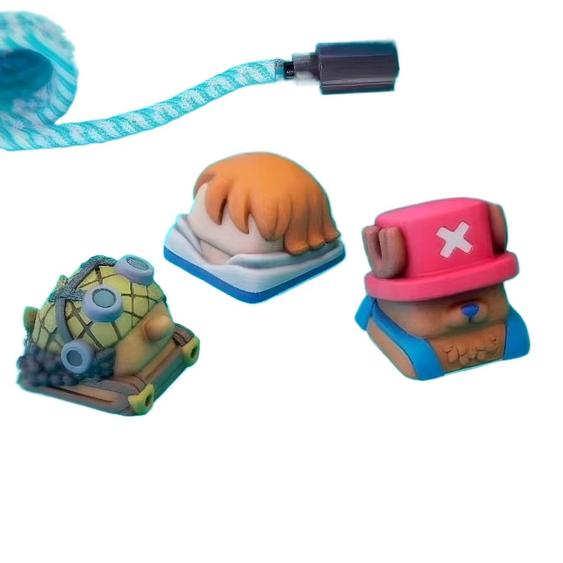 One Piece Chopper Nami anime c - Custom Keycaps avaliação e preço