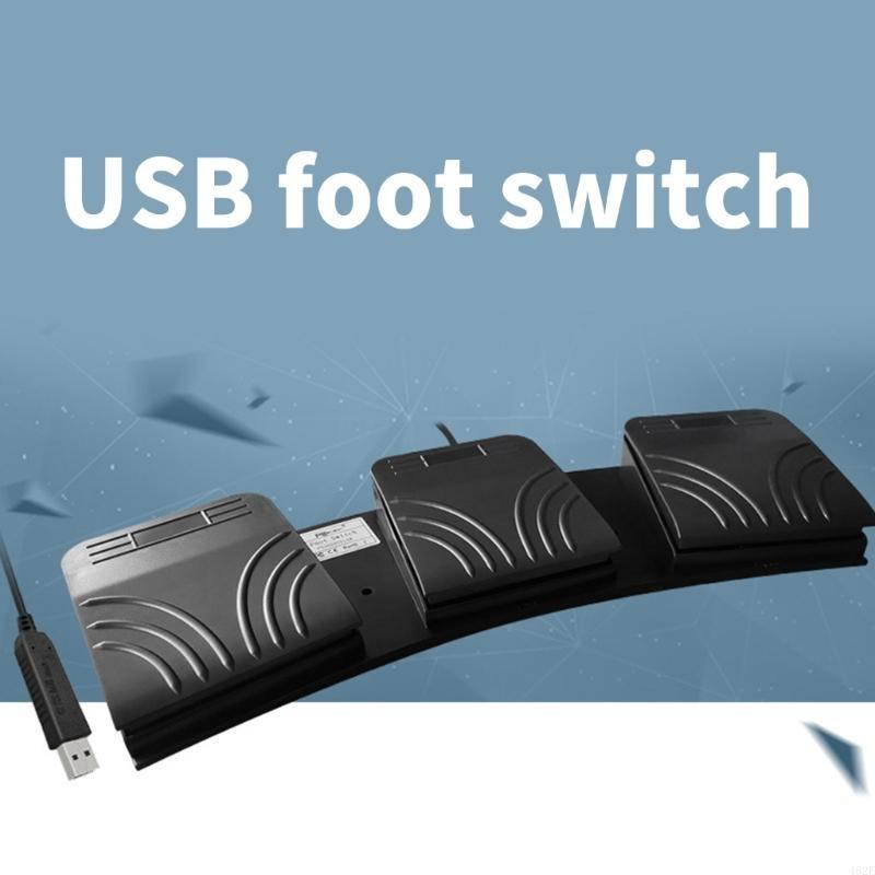 462E 3 USB Foot Pedal Programm - Usb Foot Pedal Gaming avaliação e preço
