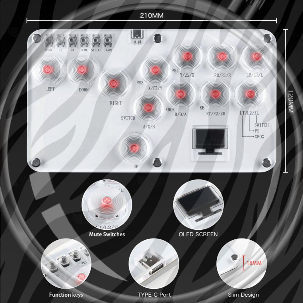 Arcade Joystick 12Keys All-But - Joystick Pc Gaming avaliação e preço