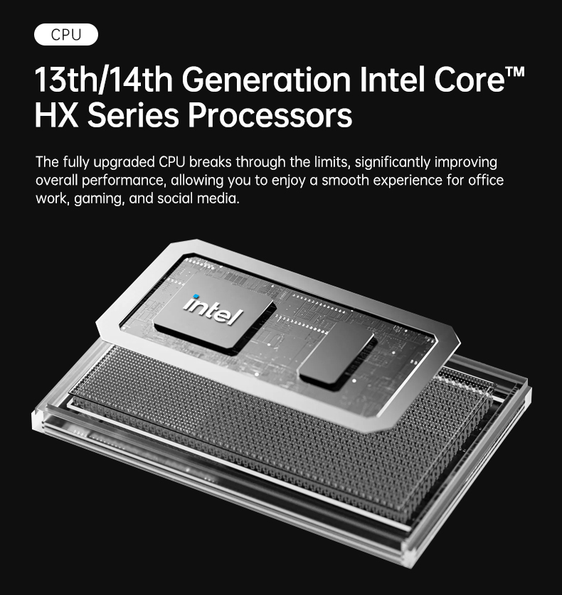 TOPC intel core i9-13980HX MAT - Pc Gaming Cpu avaliação e preço