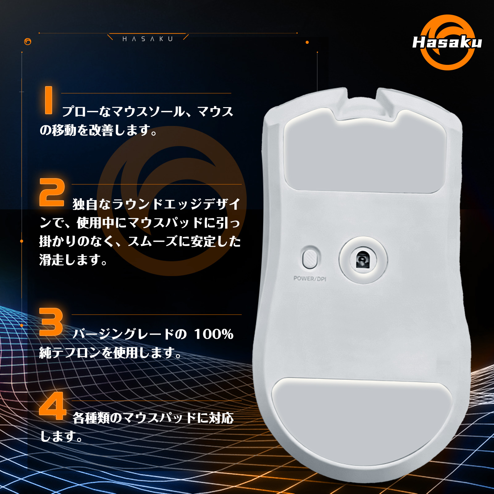 2 Sets HASAKU Rounded Curved E - Fps Gaming Mouse avaliação e preço