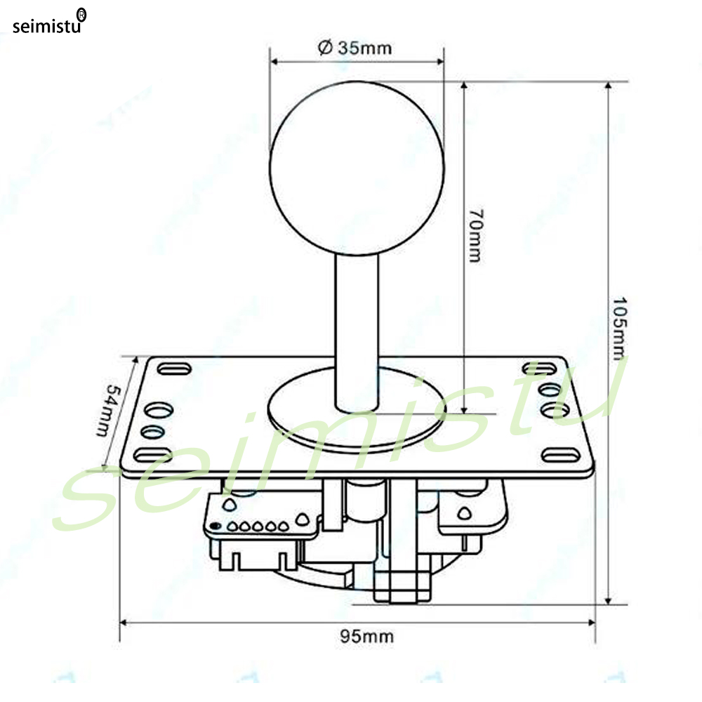 Joystick Copy Sanwa arcade Joy - Joystick Pc Gaming avaliação e preço